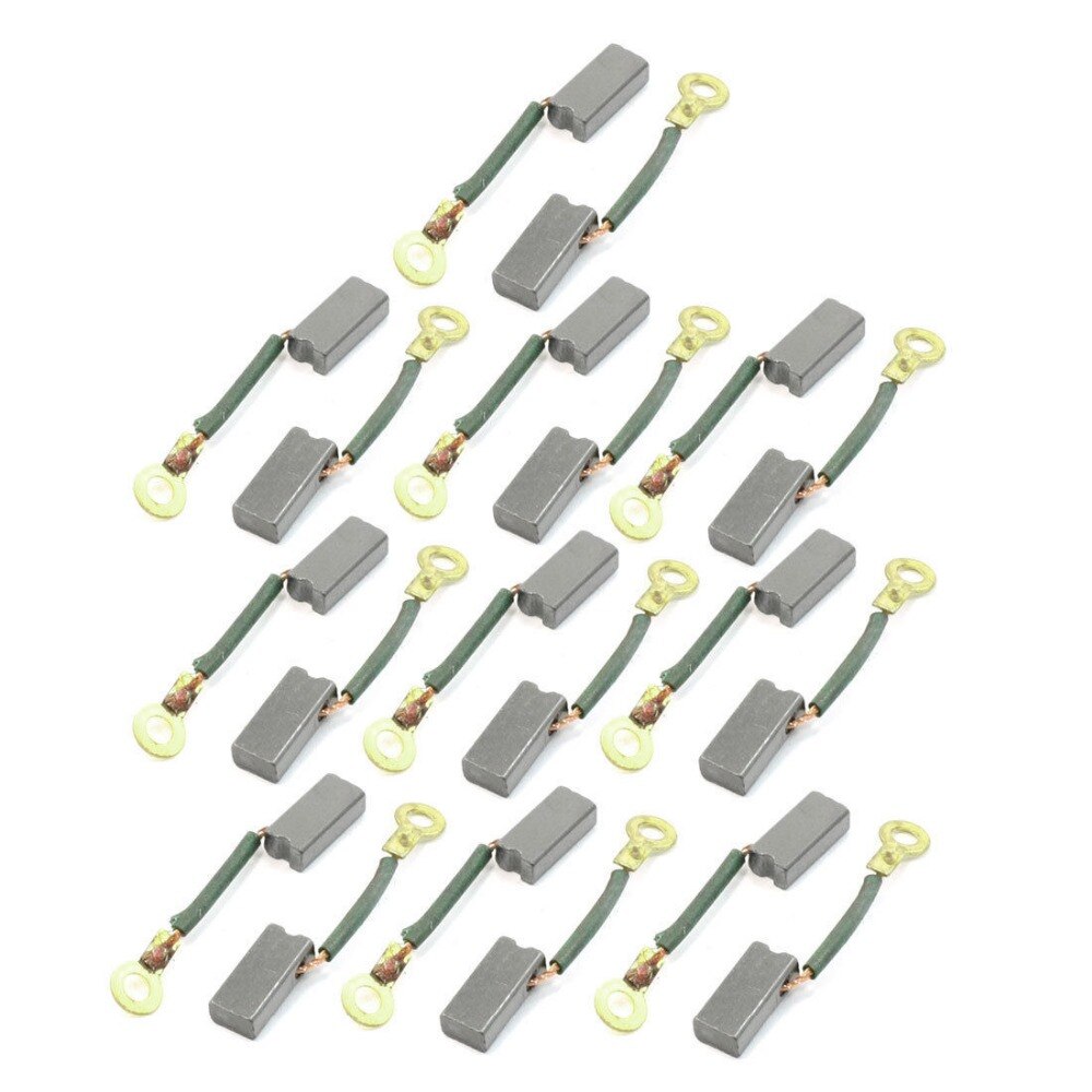 20Pcs  帱  ǰ ī 귯 13 x 6 x 4mm/20Pcs Electric Drill Motor Parts Carbon Brushes 13 x 6 x 4mm